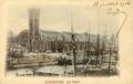BELGIQUE - OSTENDE - La Gare - Port - Voiliers