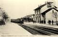 FERE EN TARDENOIS (Aisne) - Avant l'invasion de 1918 - La Gare - Editeur : Déchery.