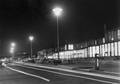 128150, Gezicht op het Centraal Station (Stationsplein) te Utrecht, bij avond., Hofland, L.H., fotograaf