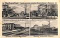 Herbesthal - Landesgrenze zwischen Deutschalnd u. Belgien (Station, animation, Grenze, feldpost 1915)