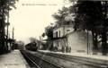 RUELLE (Charente) - La gare et le train - Editeur : Brun n°306.