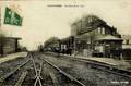 GRAVELINES (Nord) - La gare et les voies - Editeur : V. Aubert, imprimeur.