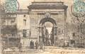 Carcassonne - Porte des Jacobins, reconstruite en 1779
Lib. Abache (pas sûr du nom), 36 rue de la Gare. Cliché E. Cluzon. N°46
Dos non divisé, voyagé en 1904
