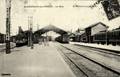 SAINT-GERMAIN des FOSSES (Allier) - La gare et les trains - Editeur : E. Petitdemange.