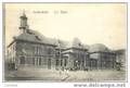 WAREMME-LA GARE-STATION-CARTE ENVOYEE 1928!!!