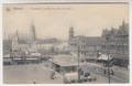 Oostende, Ostende, Panorama de la ville à la sortie de la gare, tram, tramway (pk26427)