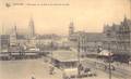 Oostende - Panorama de la ville a la sortie de la gare