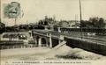 Arrivée à DUNKERQUE (Nord) - Pont du Chemin de fer et la Gare (intérieur) - Editeur : Cavez n°51.