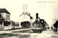 3 - CERCOTTES (Loiret) - La gare et le train.
