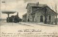GEMOZAC (Charente-Inférieure) - Intérieur de la Gare avec le Train - Numéro 10.