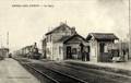 DREUIL les AMIENS (Somme) - La gare et le train.