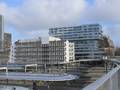 902268, Overzicht van de zuidoostzijde van NS-station Utrecht Centraal, vanaf de Moreelsebrug te Utrecht, met op de achtergrond gebouw Het Platform ('Zuidgegebouw') aan het Stationsplein., Goosen, D.C., fotograaf