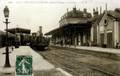 668 - SAINT-SULPICE - LAURIERE (Haute-Vienne) - La gare et le train - Editeur : P.M.