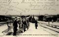 14 - JUVISY sur ORGE (S. et O.) - Les quais de la gare à l'arrivée d'un train d'Orléans - Editeur : C.L.C.