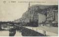 CPA BELGIQUE - DINANT - Le quai de meuse et Station des Bateaux a vapeur ( Avec tampon au Verso FELDPOSTSTATION N°10