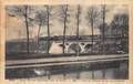 Hal Halle Brug van de spoorweg over de Zenne Pont du chemin de fer sur la Senne stoomtrein op de brug L 305