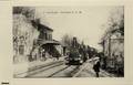 5 - LA GARDE (Var) - La gare P.L.M. et le train.