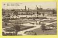 * Ieper - Ypres - Yper * (Nels, série 19, nr 20) Place de la station, le square, parc, oldtimer taxi, la gare, bahnhof