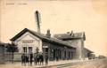Hannut - La Gare (animée, Edit. Flamand-Godfrin, 1909)