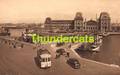 CPA OOSTENDE OSTENDE EDIT. BAZAR D'OSTENDE GARE MARITIME ZEESTATION GARE TRAM