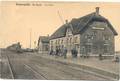 POELKAPELLE-DE STATIE-LA GARE- MET STOOMLOCOMOTIEF-