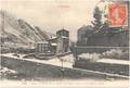 Foix - Avenue de la Gare - Un train venant d'Ax sous la neige