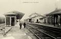 LIVRON (Drôme) - Intérieur de la gare, côté des voies - Editeur : Bauer-Marchet à Dijon.