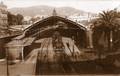 CANNES (A.M.) - La gare et le train (en direction de Marseille).