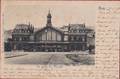 Vieille Carte Vroege kaart Huy Hoei La Gare du Nord 1899 Cachet Obliterarion Cachet Vezin