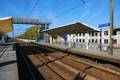 117800, Gezicht op het tijdelijke N.S.-station Utrecht Terwijde te Utrecht.