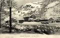 AX les THERMES (Ariège) - La gare en hiver.