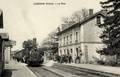 LUSIGNAN (Vienne) - La Gare et le Train.