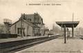 3 - BAZANCOURT (Marne) - La (nouvelle) gare - Côté intérieur  - Editeur : R. Ducher.