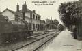 NOGENT sur SEINE (Aube) - La gare - Passage du Rapide 30.41 - Editeur : Cassel-Lacot.