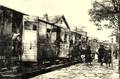 406 - SUIPPES (Marne) en 1919 - Arrivée du train en gare de Suippes.