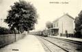 MESVRES (S.-et-L.) - La Gare et le Train.