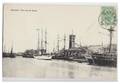 BELGIQUE -- OOSTENDE -- VUE SUR LA GARE -- CARTE CIRCULEE 1910 --