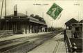 24 - POISSY (Seine et Oise) - Vue intérieure de la gare - Editeur : D.W.D.