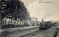 165008, Gezicht op de perronzijde van het S.S.-station Valkenburg te Valkenburg, met een trein getrokken door de stoomlocomotief nr. 469  (serie 300/400; nrs. 301-479; later vernummerd tot NS 1301-1479) van de S.S.