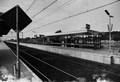 153073, Gezicht op de perronzijde van het N.S.-station Elst te Elst., Nederlandse Spoorwegen, fotograaf