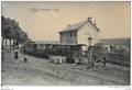MAISSIN ..-- TRAM . La GARE 1927 vers ALLE ( Melle Gabrielle PIERRET ) . Voir verso .
