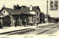 MERIEL (S. et O.) - Vue intérieure de la gare - Editeur : Pluquet.