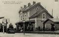 15 - CERCY la TOUR (Nièvre) - La gare - Arrivée de l'express de Nevers - Editeur : G.Lespinard, photographe.