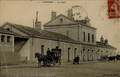 11 - LOUDUN (Vienne) - La cour de la gare - Editeur : Brothier (collection particulière Roger Sabot).