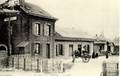 4 - BLANGY sur BRESLE - La cour de la gare - Editeur : Cannessau.