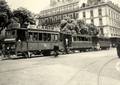 GRENOBLE (Isère) - Tramway électrique départemental au départ de Grenoble.