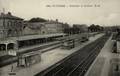 PONTOISE - Intérieur de la Gare - Editeur : E.M. n°7609.