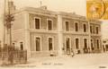 CREST (Drôme) - La cour de la gare - Editeur : Nappo La Barrasse Marseille.