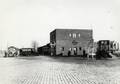 168324, Gezicht op de garage van de A.T.O. (Algemene Transport Onderneming) bij het N.S.-station Gorinchem te Gorinchem., Nederlandse Spoorwegen, fotograaf