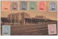 belgique. n° 47528 . herbesthal bahnhof . affranchissement eupen.plie important.